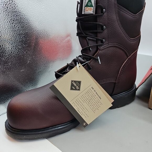 Red‎ Wing Mens Leather Boots Steel Toe  Safety Brown Size 14 EEE 2414 New main image 5
